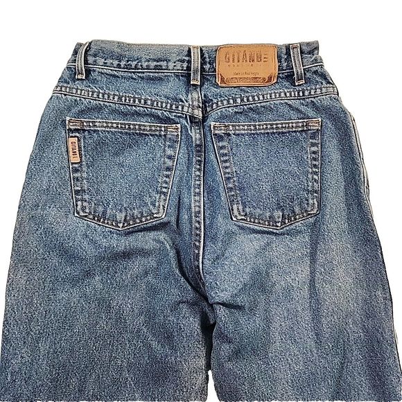 Vintage Gitano High Waisted Mom Jeans 90s Size 10 Tall Y2K Medium Wash - Picture 4 of 12